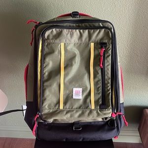 Topo Designs - 40l Global Backpack (Previous Model) Olive Green Travel Backpack